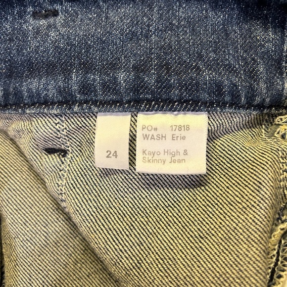 Reformation Kayo High and Skinny Belted Jeans, size 24. NWT. - Picture 2 of 8